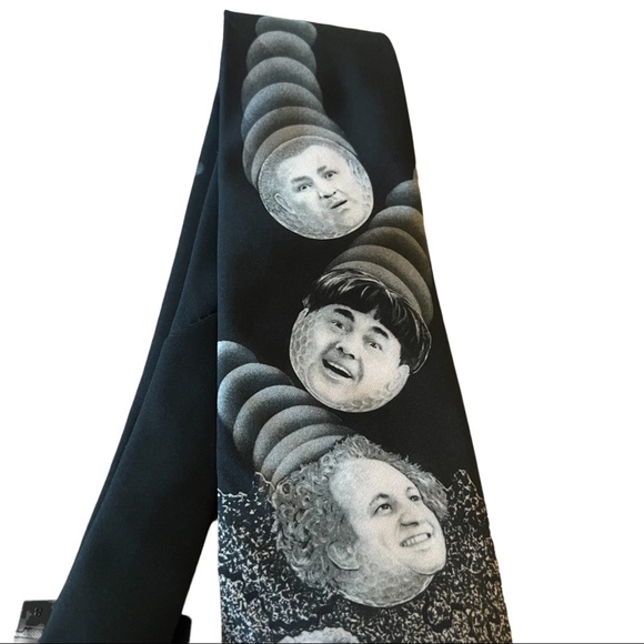 Vintage Ralph Marlin “Golf Stooges” 1995 Mens Tie - Picture 2 of 7